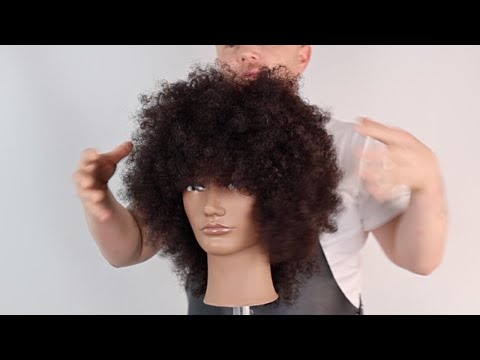 Afro-textured And Curly Layered Haircut