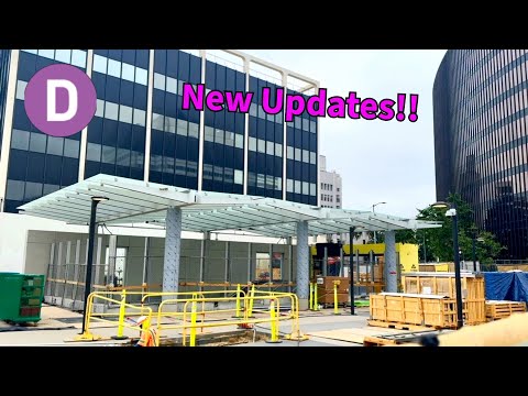 Los Angeles Metro D Line Extension Construction Update - June 2025