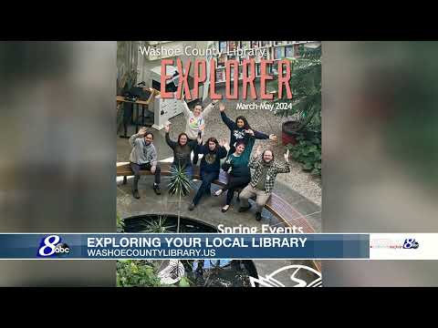 KOLO 8 Reporter Denise Wong Interviews Washoe County Library Director Jeff Scott on the Spring 2024