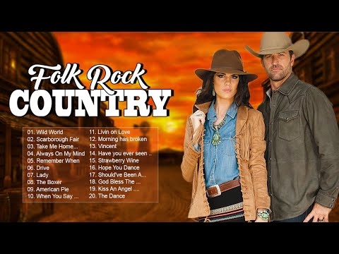Relaxing 70s 80s 90s Folk Rock Country Music Play List, Folk Rock And Country Music
