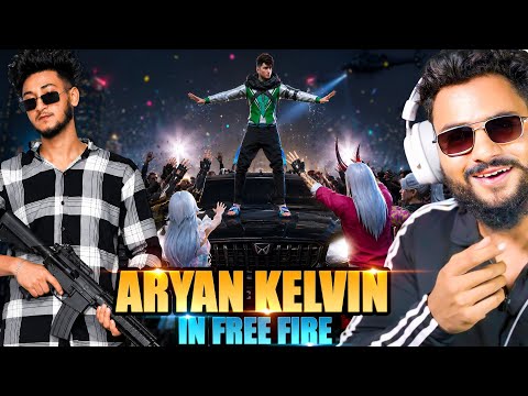 ARYAN KELVIN IN FREE FIRE 😱 4 Big Streamer आजा Noob 1 vs 50 Grandmaster Lobby में !! 😤