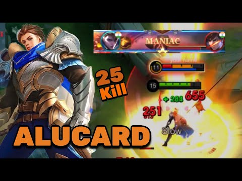 25 kills +maniac,alucard brutal damage 2 triple kill#mobilelegends #mlbbhighlights #jessnolimit