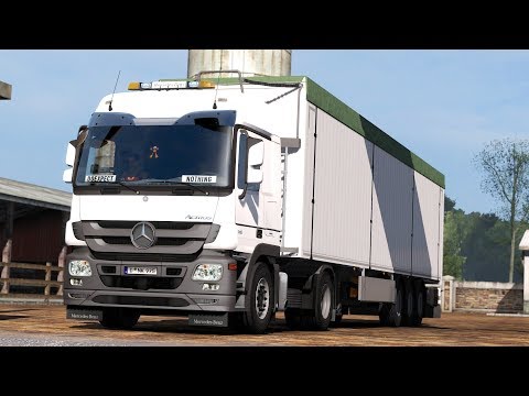 ETS2 1.32 open beta Mercedes Benz Actros MP3 Osnabrück - Esbjerg