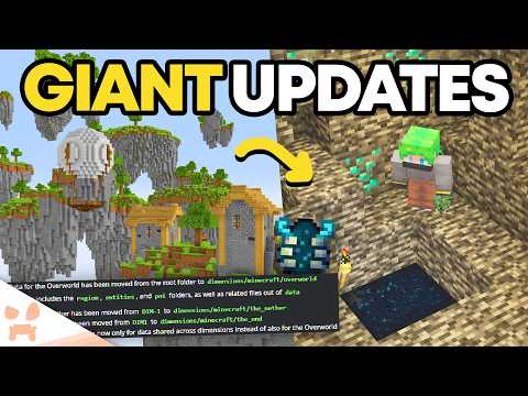 MINECRAFT HAT EINE NEUE MÖGLICHKEIT ZUM ABBRECHEN VON BEDROCK HINZUGEFÜGT + UPDATE FÜR DIE VIERTE...