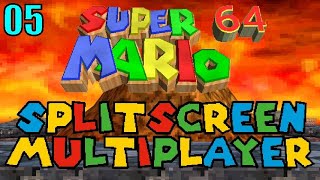 Super Mario 64 Splitscreen Multiplayer 120 Stars - Part 5
