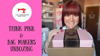 Think Pink Sewscription & Bag Makers Box Unboxing