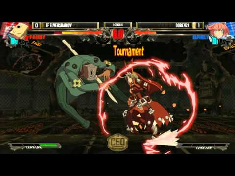 CEO 2015 - GGXRD - Top 8 - FF ElvenShadow (Faust) vs Doren2k (Elphelt)