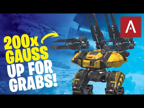 🔴 War Robots - NEW WEAPON GIVEAWAY 200x Gauss + One Shot Kill Builds WR Live Stream Gameplay