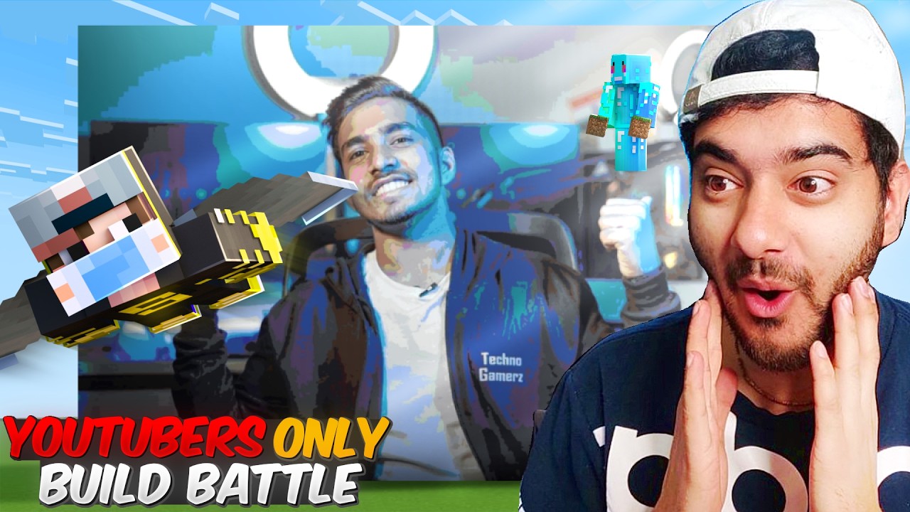 Youtuber Only Build Battle in Minecraft