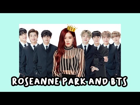 rosé and all bts member she collect (mostly jk and v)