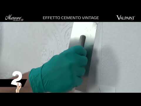 METEORE 10 CEMENTO effetto VINTAGE VALPAINT   Official Video Short Edition