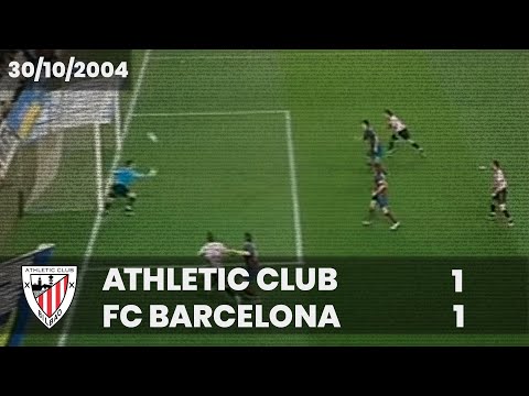 ⚽️ [Liga 04/05] J9 I Athletic Club 1 - FC Barcelona 1 I LABURPENA