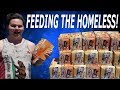 Tony Tornado GIVING 1 000 CHOCOLATE BARS TO HOMELESS PEOPLE