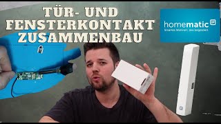 Homemtic IP Tür- und Fensterkontakt Bausatz zusammenbauen | Löten | Türkontakt | HMIP-SWDO-2