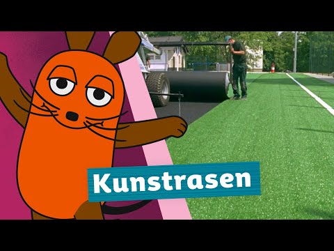 Wie wird ein Kunstrasenplatz gebaut? | Die Maus | WDR