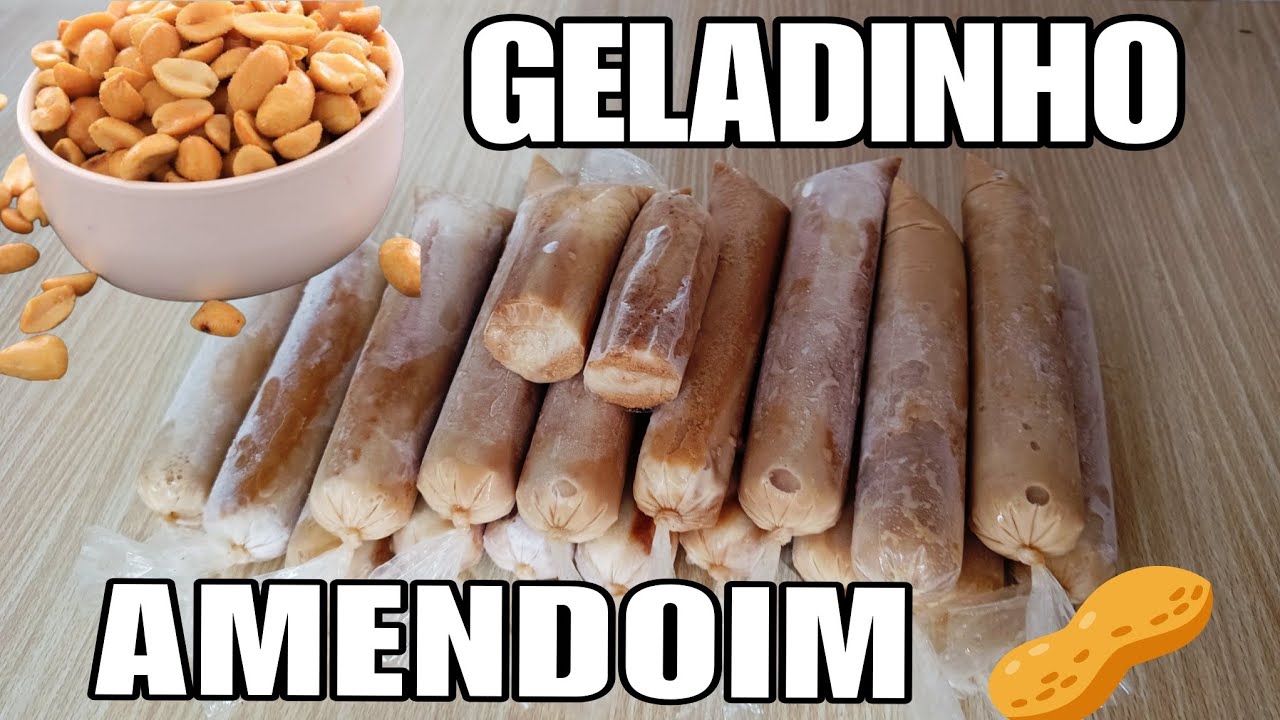 GELADINHO de AMENDOIM CREMOSO Faça e Venda Muito !!