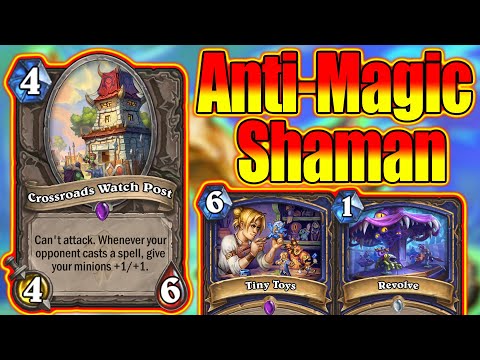 Anti Mages Deck! Revolving Tiny Toys Shaman Is A BLAST Metabreaker United in Stormwind | Hearthstone