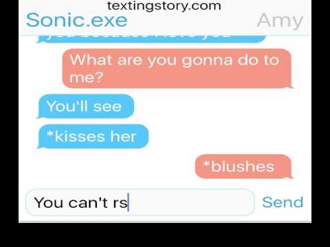 If sonic.exe and Amy texted part 1