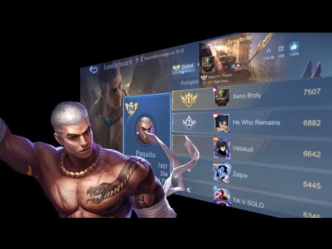 Paquito Uppercuts knockoouts | Gameplay Top 1 Global paquito By Xeno Broly - Mobile Legends Build