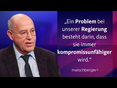 Gregor Gysi und Philipp Amthor diskutieren über Teilzeit, Brandmauer und Sozialstaat | maischberger