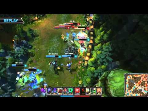 EDG vs SHR - Uzi Quadra Kill