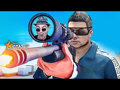 JOSUSGA QARSHI SNIPER 10 TA ODAM ORASIDAN AYG'OQCHNI TOPING! - GTA 5  RP Rockford