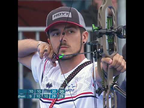 Perfect 150 for Nicolas Girard in Paris | #ArcheryWorldCup |  #shorts
