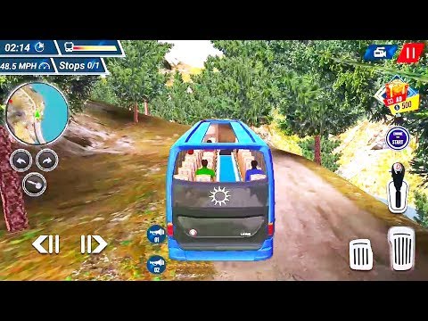 Offroad Bus Mountain Taxi Driving Games | Bus Games | Bus Driving 3D Game