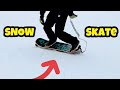 SNOW Skateboard SNOWSKATE On The Mountain Everytning U Need To Know