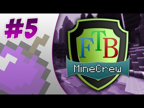 MineCrew Feed the Beast: E5 - Iron Tank and Tool Upgrades!