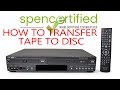 How To Record VHS To DVD With The Go Video DVD VCR Combo Recorder 2 Way Dubbing System VR3845A