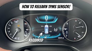How to Relearn TPMS Sensor After Tire Rotation or TPMS Sensor Replacement