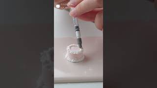 【粘土】ケーキを作ってみた【ミニチュアフード】DIY Miniature polymer Clay Tutorial#shorts#ミニチュアスイーツ#cakedecorating