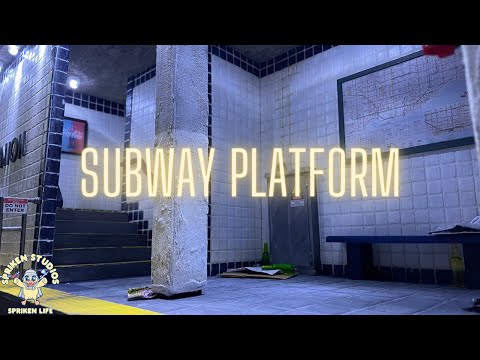 1/12 Scale Subway Platform Diorama