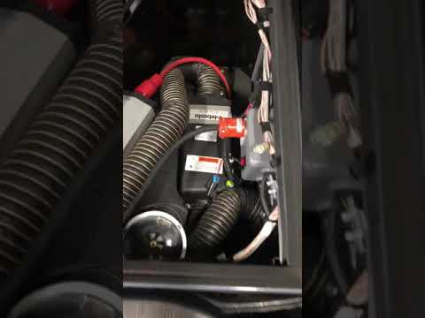 How to use Webasto cab heater Volvo 2020