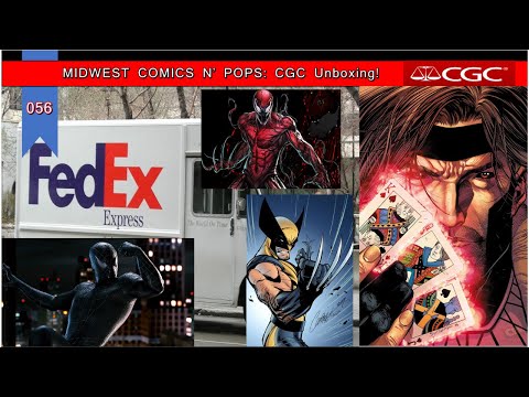 CGC Unboxing! 4 books! Black Suit Spiderman, Carnage, X Men, Gambit!
