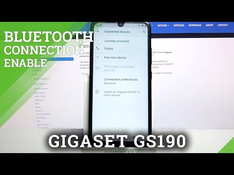 GIGASET GS190 and Data Sharing – Bluetooth Connection Managing