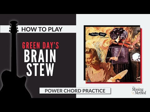 How to Play Green Day's "Brain Stew" on Guitar (Power Chord Practice)