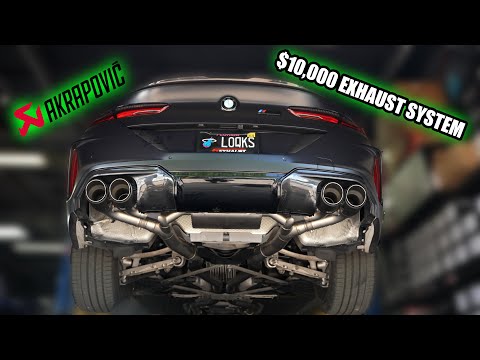 2024 BMW M8 Competition Akrapovic Exhaust system | Most exotic sounding exhaust