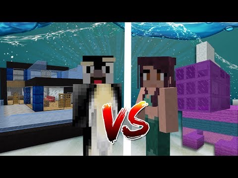 EPIC Underwater Build Battle with GIRLFRIEND vs BOYFRIEND!