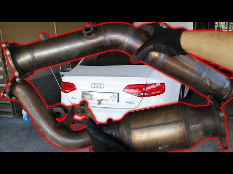 How to Change your Downpipe / Exhaust on your Audi A4