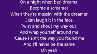 Glee - I can&#39;t Go for That/You make my dreams come true - Lyrics