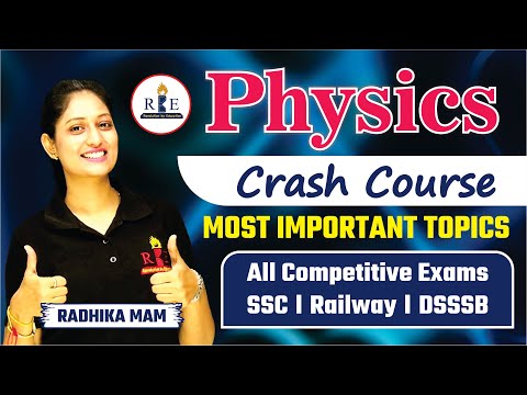 Physics Complete Crash course for SSC Exams 2022-2023 by Radhika Mam