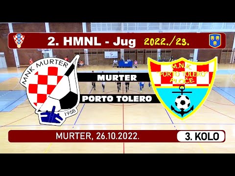 2. HMNL Jug, 3.: MURTER - PORTO TOLERO  7:3, 26.10.2022.