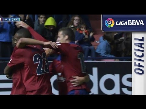 Gol de Roberto Torres (3-0) en el Osasuna - Rayo Vallecano - HD