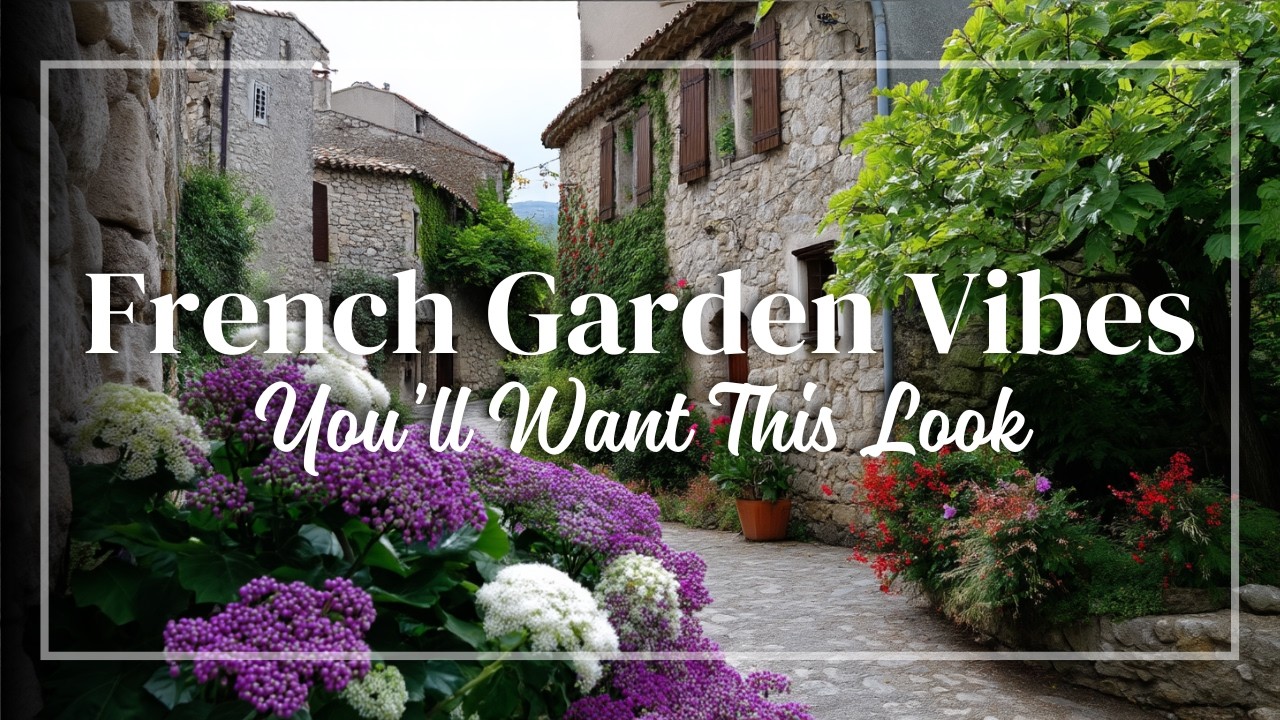 Classic French Garden Style 🌿 | Provincial Courtyard & Backyard Looks for Serene Living