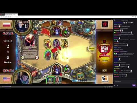 Battle of the best - Gnimsh (Warlock) vs Firebat (Warlock) - match 5 - Hearthstone February 2015