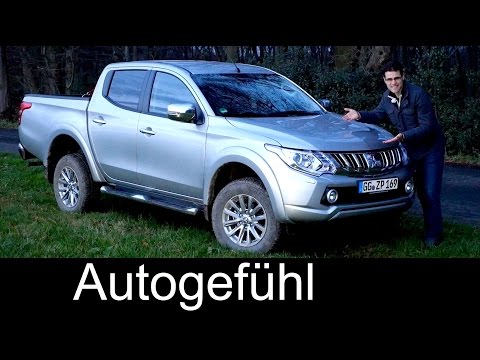 Mitsubishi L200 FULL REVIEW test driven all-new 2016 Triton Series 5 neuer Pickup onroad offroad