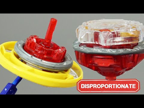 DISPROPORTIONATE BEYBLADE BATTLE! | Epic Beyblade Burst Mismatched Customization Challenge!