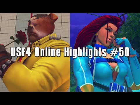 USF4 Online Highlights #50 (featuring DOEBOII510, Pouchy XXVI, June ENG and more)